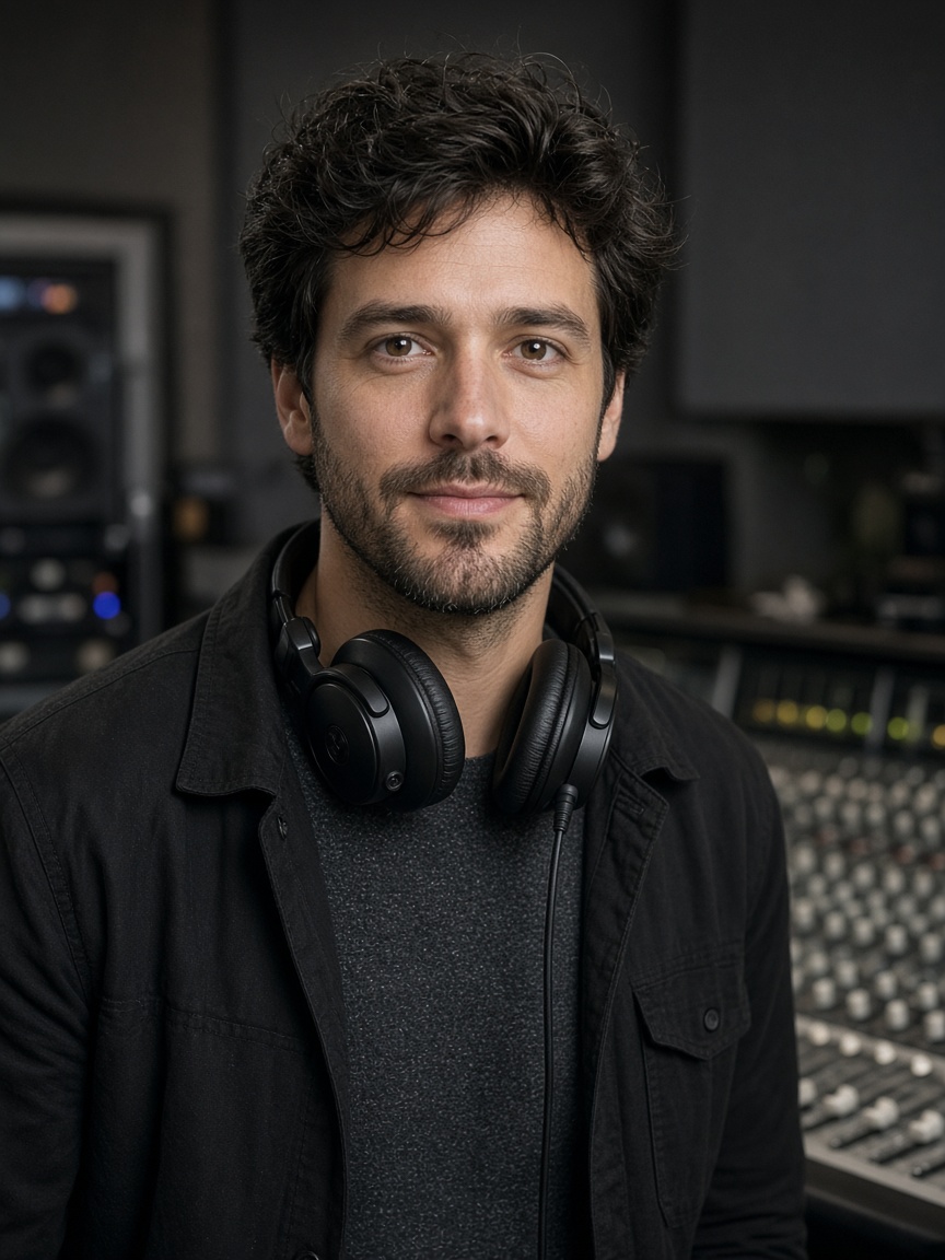 Portrait of Tomas Reed, audio lead