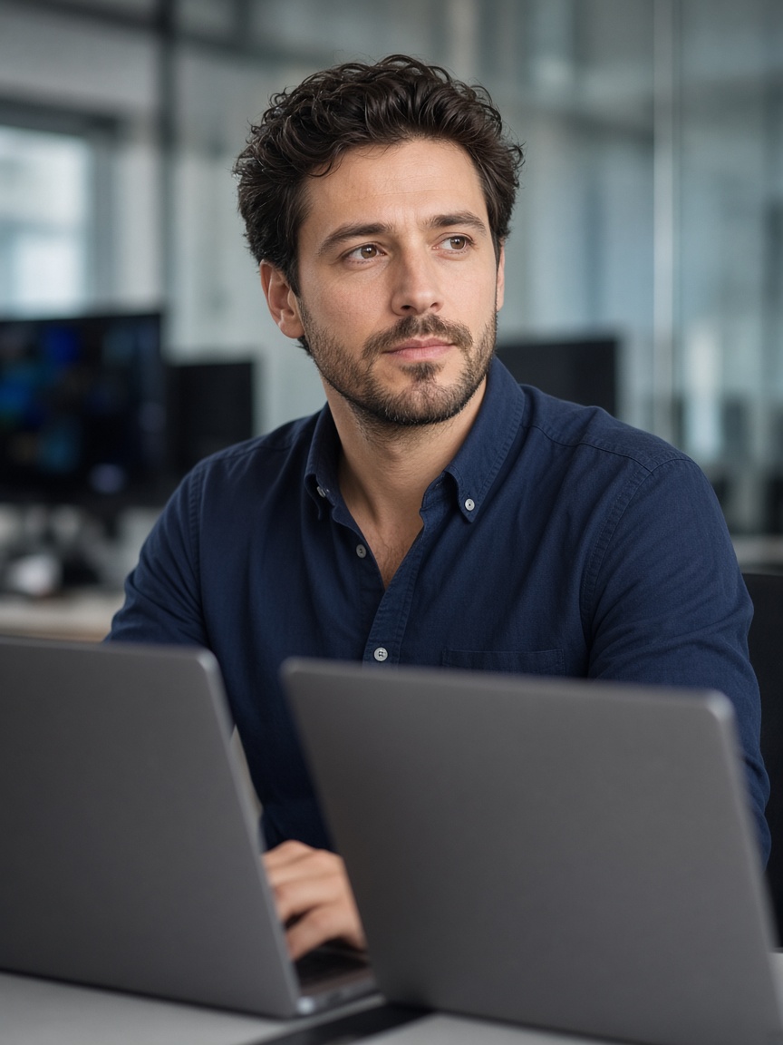 Portrait of Devon Hale, firmware analyst